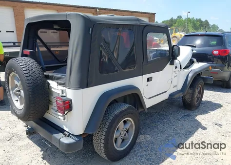 1998 Jeep Wrangler Sport из США, поврежденный, VIN 1J4FY19S2WP721248